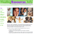 Desktop Screenshot of healingresources.info